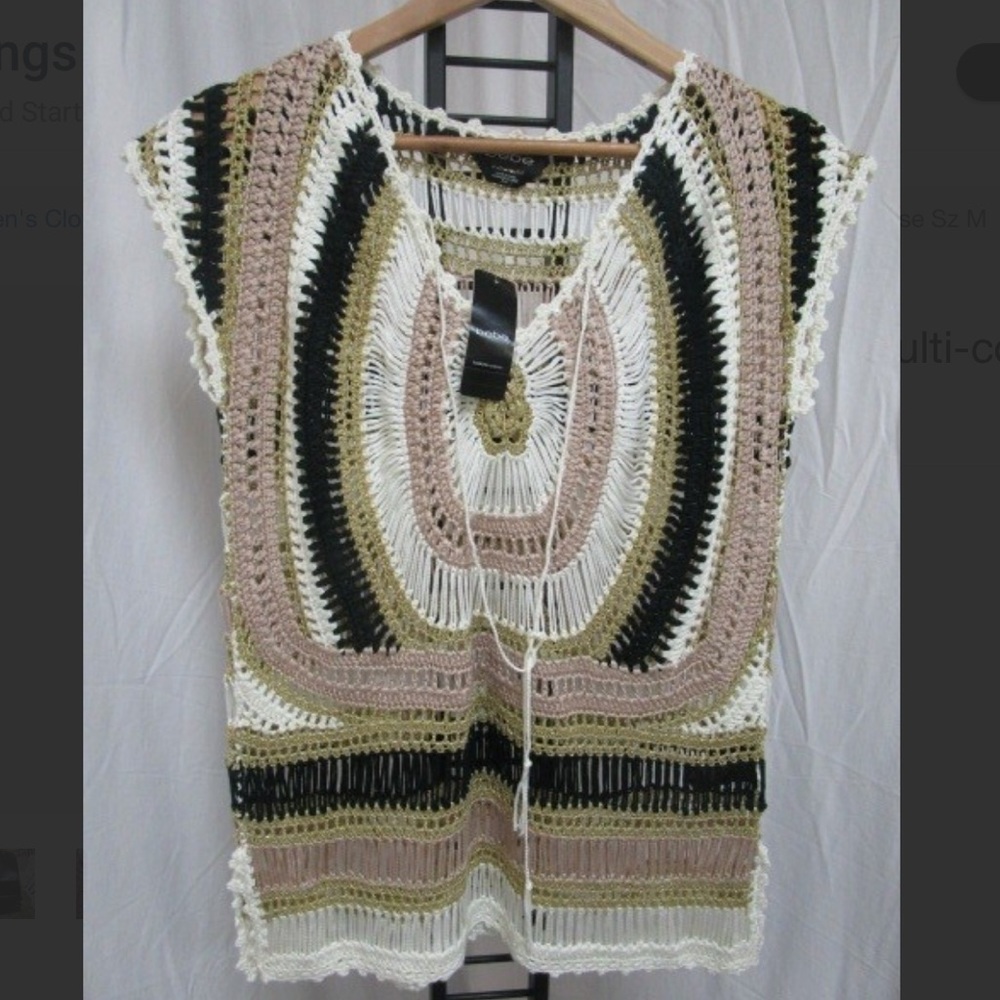 Bebe Crochet Top